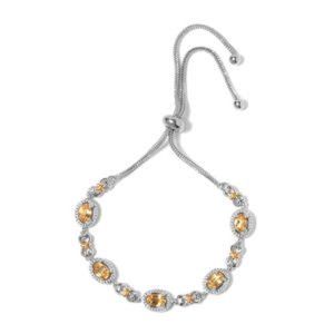 Karis Brazilian Citrine Bolo Bracelet - New in original packaging